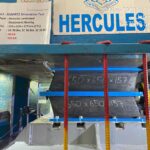 A custom steel mold used for manufacturing Hercules elastomeric bearing pads.